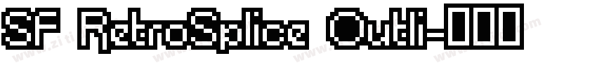 SF RetroSplice Outli字体转换 SF RetroSplice Outli字体转换